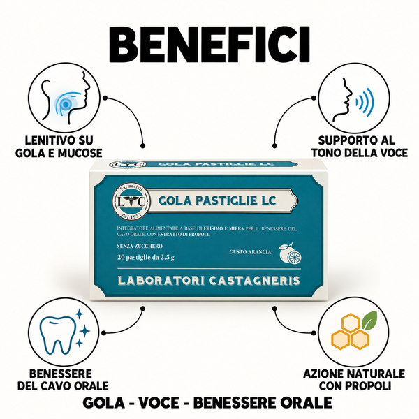 GOLA E PASTIGLIE LC