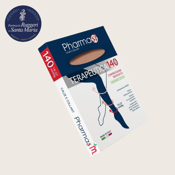 PHARMASI CALZA AUTOREGGENTE 140 DENARI AMBRA taglia 4