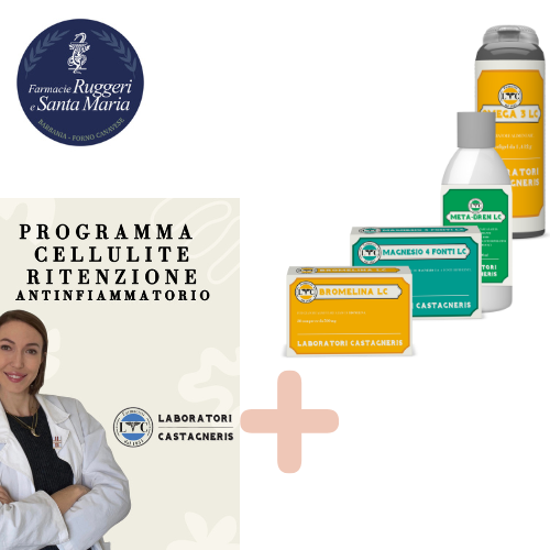 PROGRAMMA COMPLETO  RITENZIONE CELLULITE ANTINFIAMMATORIO