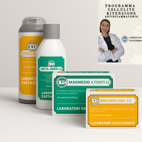 PROGRAMMA COMPLETO  RITENZIONE CELLULITE ANTINFIAMMATORIO